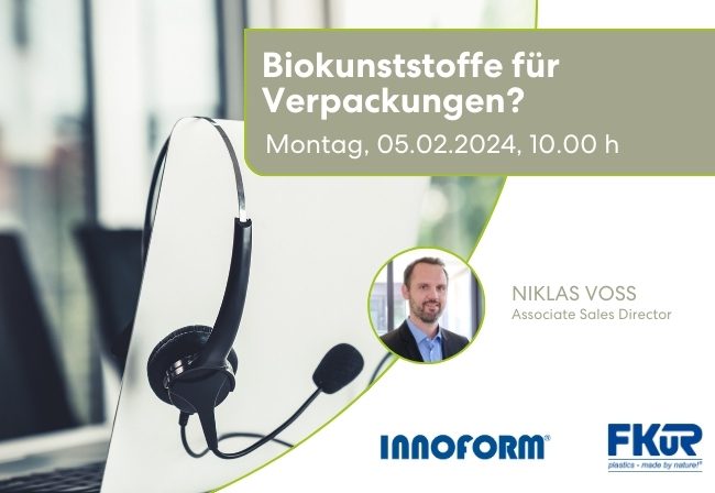 Webinar: Biokunststoffe fuer Verpackungen