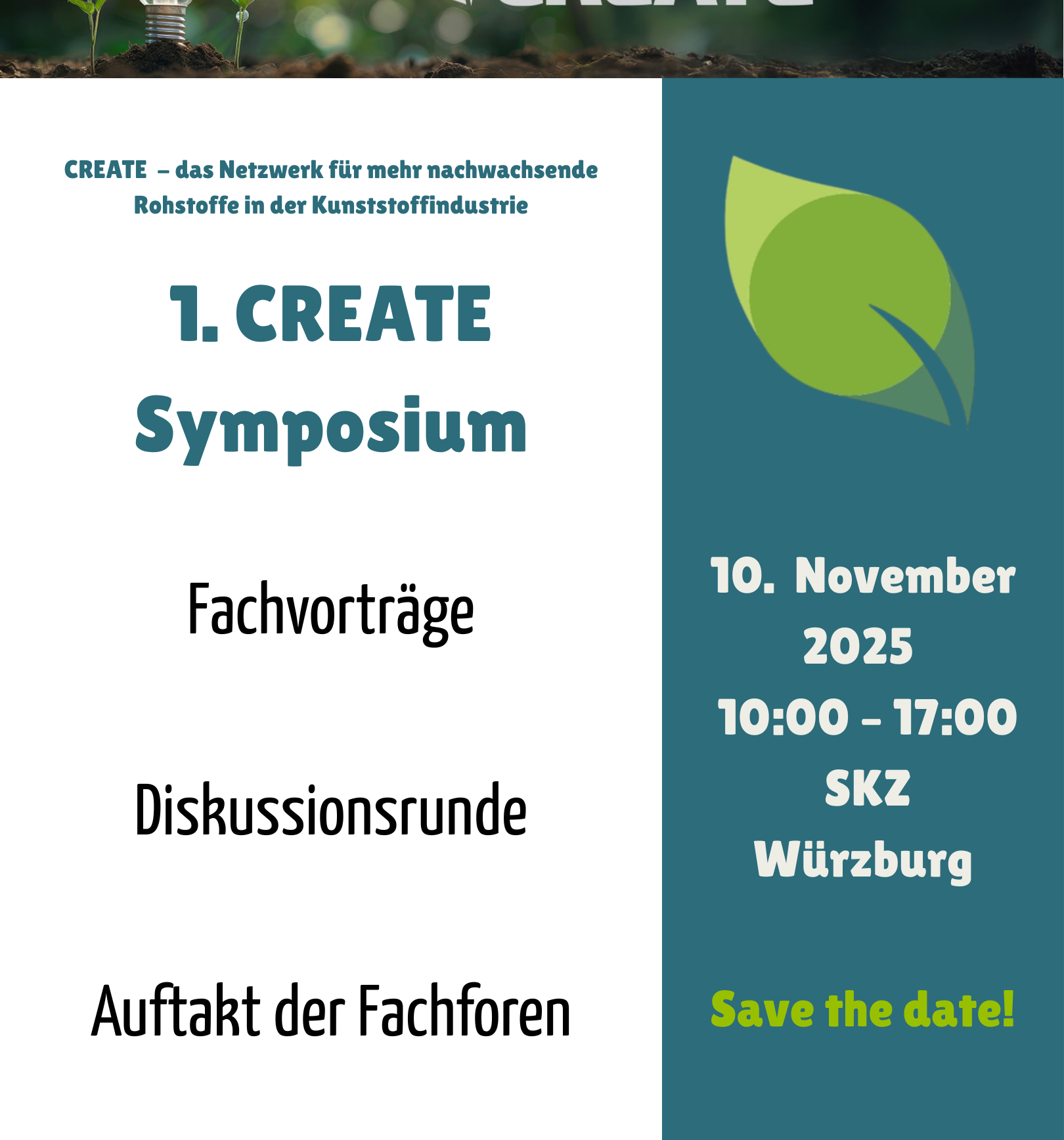Das Netzwerk für mehr nachwachsende Rohstoffe
in der Kunststoffindustrie