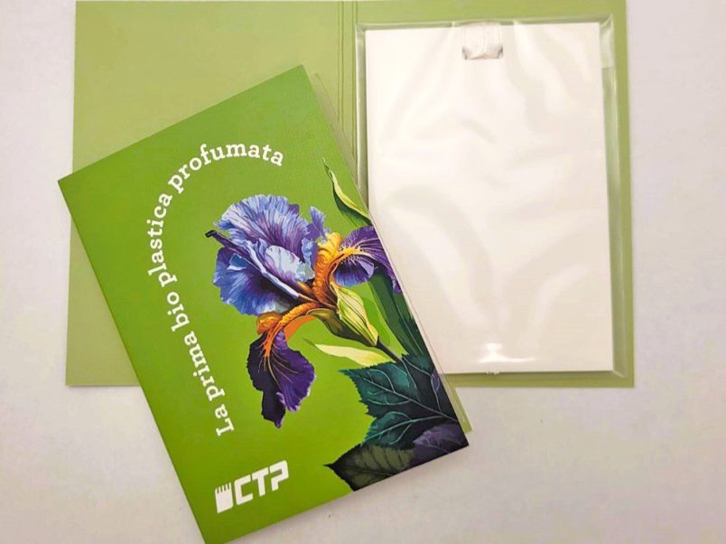 Parfümierte Duftkarten des italienischen Hersteller CTP aus I'm green bio-based EVA