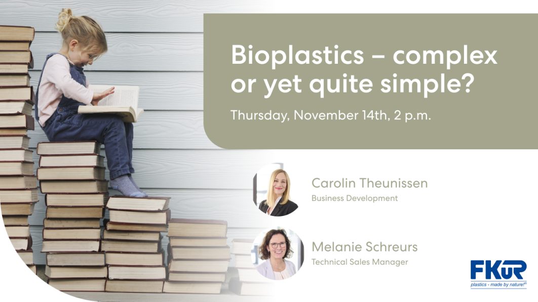 In our webinar we bring you closer to the world of bioplastics!