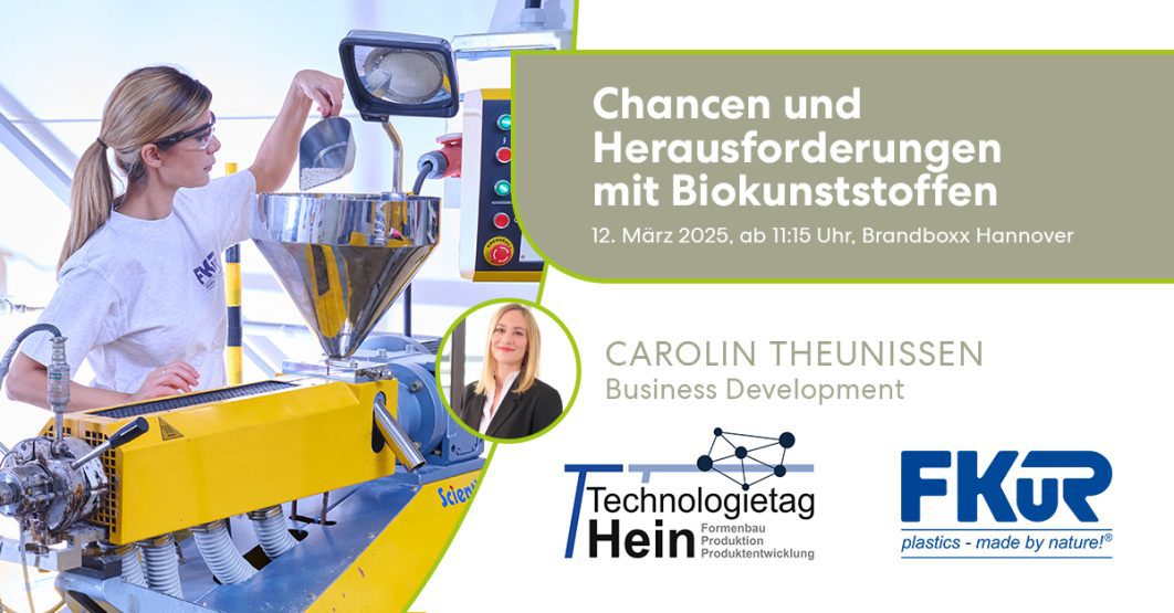 Erfahren Sie im Pitch um 11.15h von Carolin Theunissen wie unsere Biokunststoffe, Rezyklate und Bio-Rezyklat-Hybride dazu beitragen, fossile Ressourcen zu schonen und die Prinzipien der Kreislaufwirtschaft zu verwirklichen.