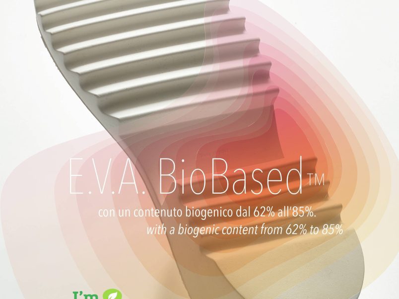 biobasierte Schuhsohle von Selasti hergestellt aus I'm green bio-based EVA