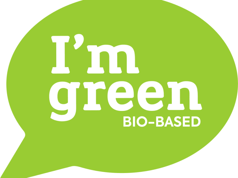 I'm green bio-based brand logo Braskem